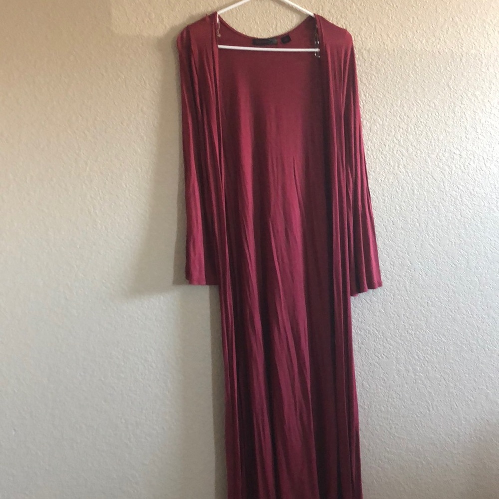 JW red shawl jacket